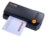 MobileOffice S800 Escáner del tamaño de la palma. Escaneado de simple cara en escala de grises. Velocidad de escaneado hasta 10 segundos por tarjetas de visita.