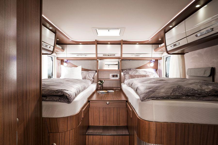 Dormitorio Un diseño moderno intemporal para viajar sin renunciar a nada.