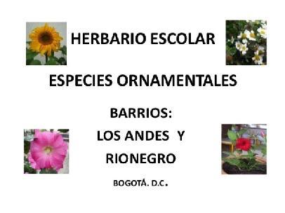 ejemplares de una región, provincia o de una pequeña área Herbarios de investigación:
