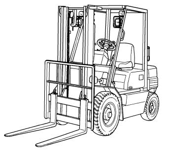 Carretillas elevadoras III Reducción de visibilidad: La visibilidad es reducida sobre todo por poseer un poste o mástil de elevación, implementos y la propia carga.