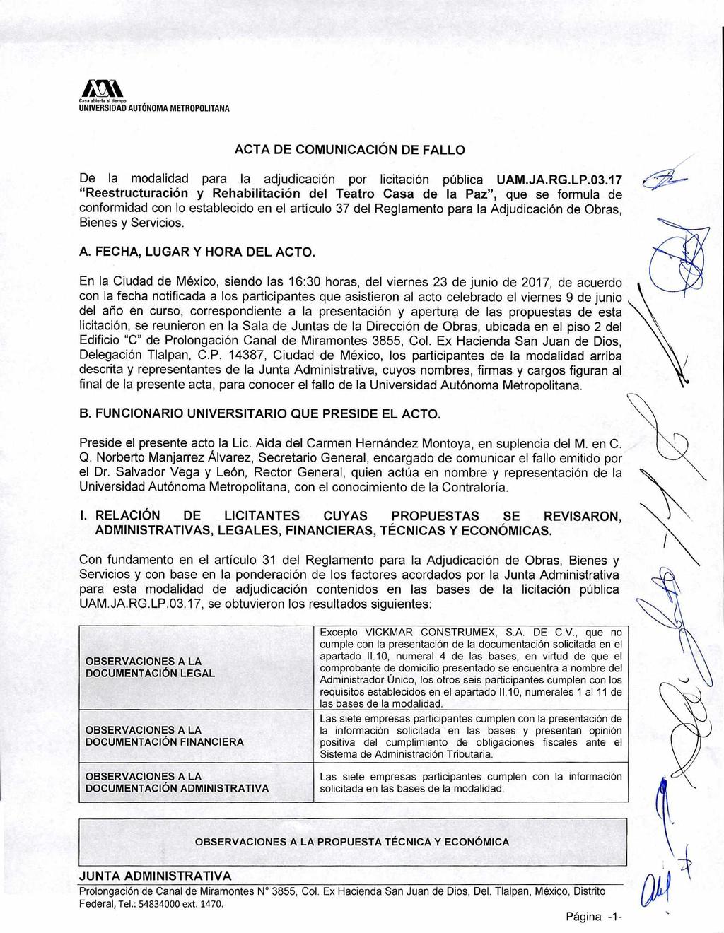 hazlo plano Abundante Extraordinario ACTA DE COMUNICACIÓN DE FALLO - PDF Free Download