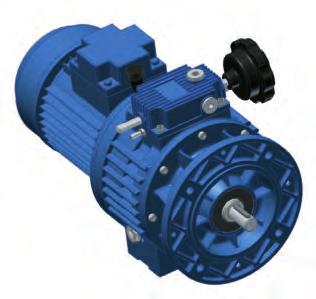 rpm, con el motor activo - Carcasa de hierro fundido también para las aplicaciones más severas.