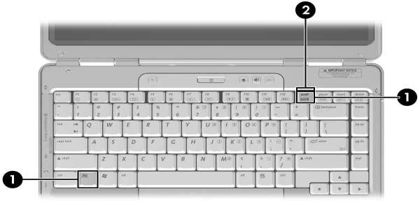 Teclado y TouchPad Activación y Desactivación del Teclado Numérico Incorporado Cuando el teclado numérico incorporado esté desactivado, presione fn+bloq Num 1 para activarlo.