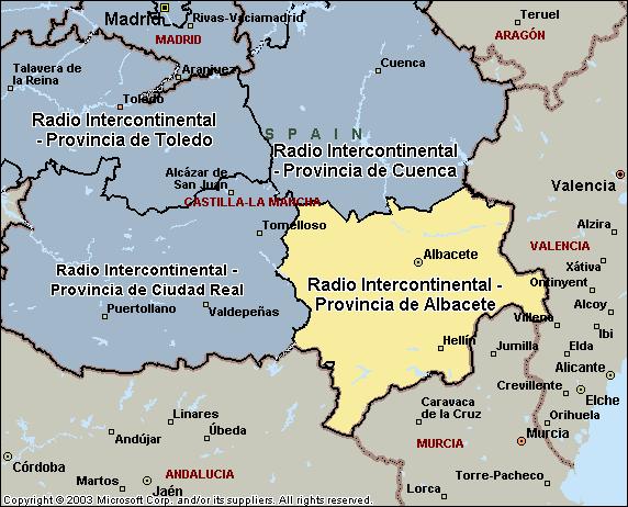 Áreas de realización del estudio Provincia de Albacete Análisis cuantitativo Población total de