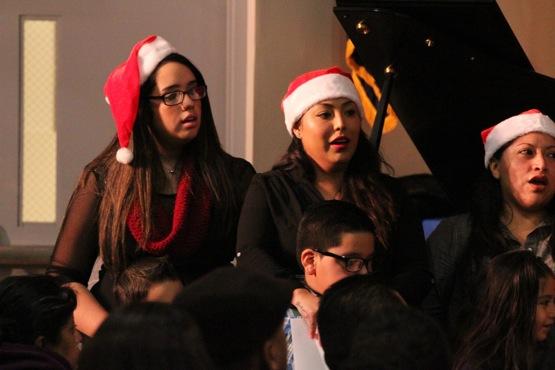 students at East Elmhurst Community School have Family Chorus on
