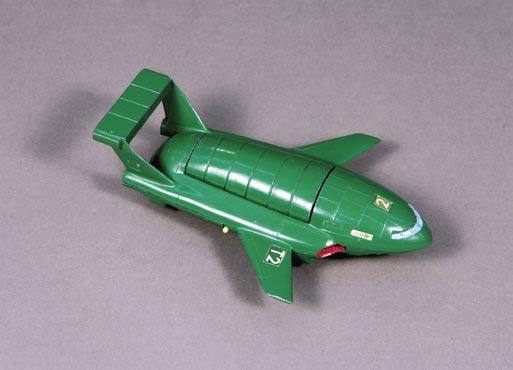 33. Avión. Avión modelo Thunderbirds 2. Metal. 35 x 135 x 105 mm.