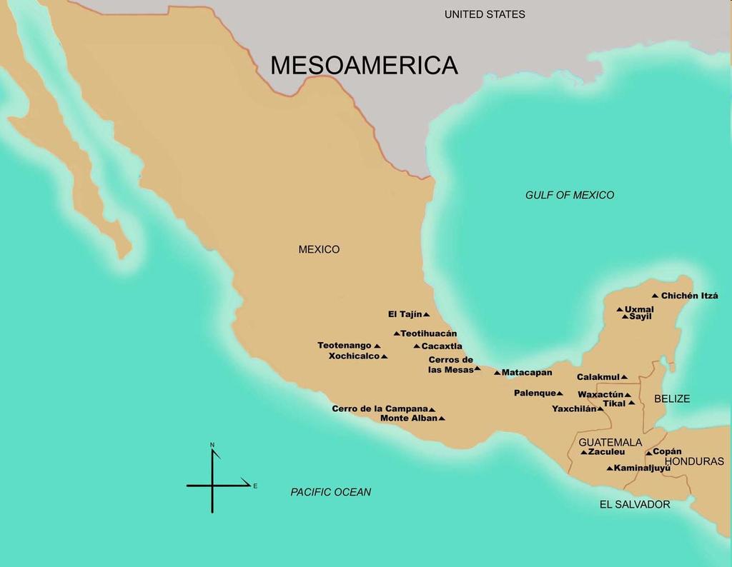 Mapa tomado de http://www.famsi.