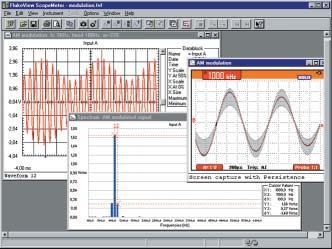 La función de análisis del espectro resulta también de utilidad en aplicaciones como las de cuantificar los efectos de la vibración, la interferencia de señales o la diafonía.