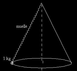 4 2.13 Enganchamos una partícula de 1 kg a un resorte de masa despreciable cuya longitud natural es de 48 cm y la constante recuperadora 10 N/cm.