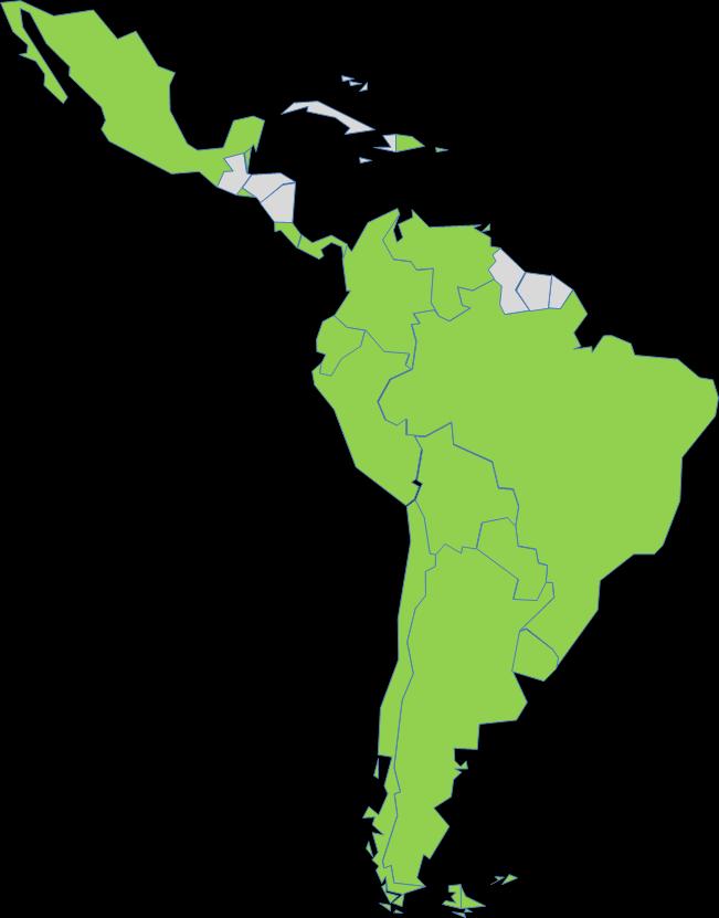 y Tobago (1994) Panamá (1997) Paraguay (1997) Jamaica (1997) Argentina (2001) Uruguay
