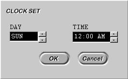 Operación de temporizadores Utilización de temporizadores (DHC-MD555 y DHC-MD777 solamente) Ajuste del reloj 1 Haga clic con el botón derecho en la barra principal.