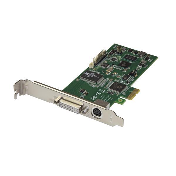 Tarjeta PCI Express Capturadora de Vídeo HDMI, VGA, DVI o Vídeo por Componentes 1080p 60Hz - Capturadora Interna de Vídeo Product ID: PEXHDCAP60L2 Esta tarjeta de captura de vídeo PCIe le permite
