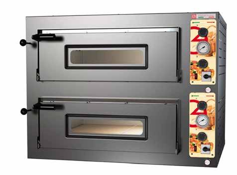Hornos pan-pizza con Vapor El horno ideal para la cocción de PAN y PIZZA Con un generador de vapor en