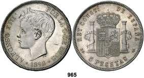 Alfonso XIII. SGV. 5 pesetas. (Cal. 27). Pátina. Bella. Escasa así. EBC+.