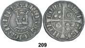 R(E)X ARAGONE. Rev.: Cruz. PO VI NC IA. 0,34 grs. Escasa. MBC-. Est. 200.................................... 110, 207 Alfons II (1285-1291). Barcelona. Croat. (Cru.V.S. 331) (Cru.C.G. 2148) (Badia 17).