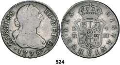 CARLOS III (1759-1788) 518 1773. Segovia. 1 maravedí. (Cal. 1927). Limpiada. (MBC+). Est. 25................ 15, 519 1762.