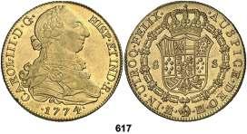 617 1774. Madrid. PJ. 8 escudos. (Cal. 54). Levísimas marquitas. Bella.