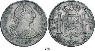 Santiago. DA. 8 reales. (Cal. 734). Busto de Carlos III. Ordinal IV.