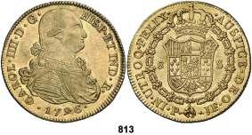 813 1796. Popayán. JF. 8 escudos. (Cal. 75). Insignificantes golpecitos.