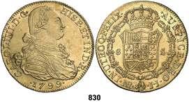 Santa Fe de Nuevo Reino. JJ. 8 escudos. (Cal. 129). Muy bella. Brillo original.
