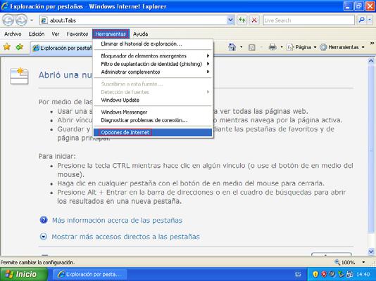 2.2 Internet Explorer Este apartado explica todos los pasos necesarios que tiene que hacer un usuario para instalar su certificado digital en su navegador Internet Explorer.
