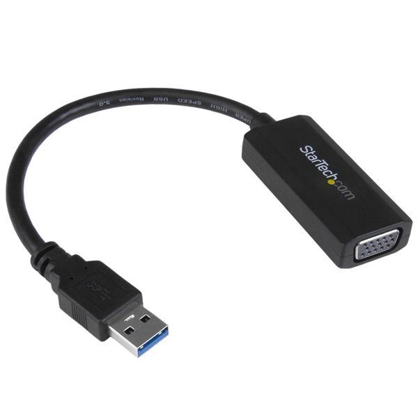 Adaptador de Video Convertidor USB 3.0 a VGA con Controladores Incorporados - 1920x1200 Product ID: USB32VGAV Este adaptador de video USB 3.