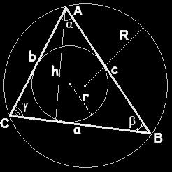 La formula del área del triangulo 1.
