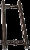 Tirador doble Double handle Vidrio / Glass: 8-12 mm
