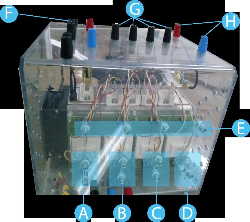 Figura 3.16: Módulo Power Teaching System de SEMIKRON. 3.4.2. Implementación del filtro LCL El filtro LCL mostrado en la figura 1.2 está conformado por dos inductancias y un capacitor.