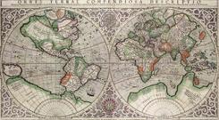 (3) Mapa Planisferio de