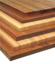 MADERA MACIZA Son piezas enteras de madera, naturales, sin tratamientos. su precio es más elevado y su calidad muy superior.