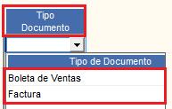 (los tipos de documentos mostrados en la barra será en función al Tipo de Orden: bien o servicio). Serie Doc., Nro.