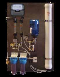 Requerimientos: Ósmosis SERIE MURAL El sistema de ósmosis de la serie MURAL es un equipo diseñado para la producción de agua de baja salinidad para su uso en aplicaciones de potabilización, agua de