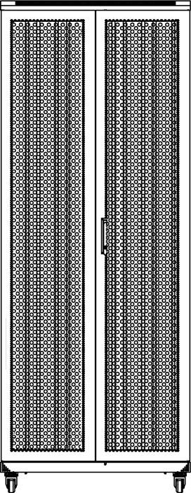 Raíles de 19" Paneles laterales Otros SPCC acero laminado en frío 2.0 mm de grosor 1.