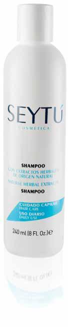 C C CUIDADO CAPILAR / LO NATURAL ES QUE LUZCA HERMOSO Cuida tu cabello con el Shampoo con Extractos Herbales de Origen Natural SEYTÚ, que está enriquecido con extracto