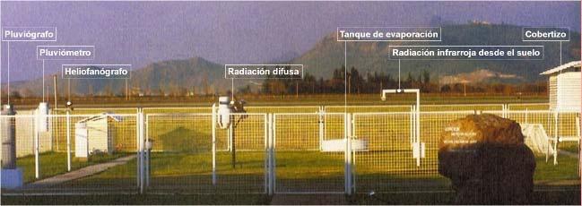 Aspecto parcial de la Estación Meteorológica.