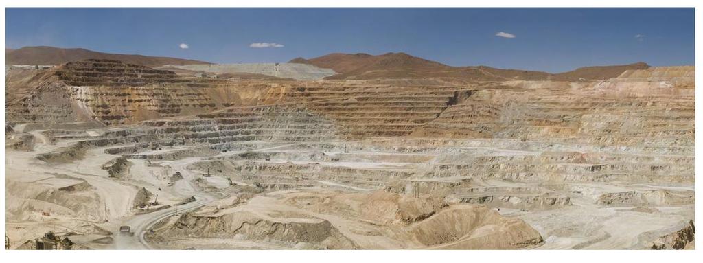 Minera Doña Inés de Collahuasi por sondajes, llegó a 350MTons. de sulfuros de Cu de 1,5%Cu, en el sector cubierto en 1985.