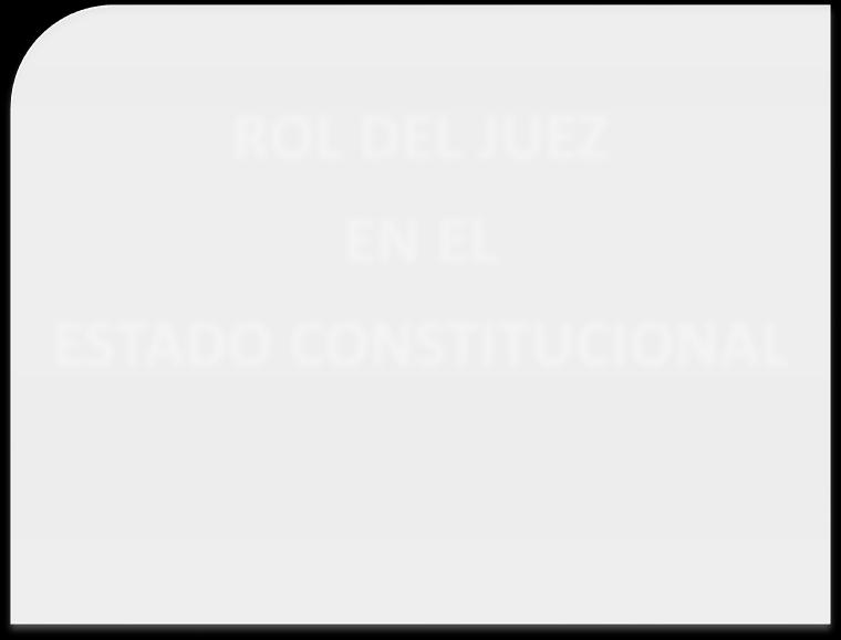 ROL DEL JUEZ EN EL ESTADO CONSTITUCIONAL