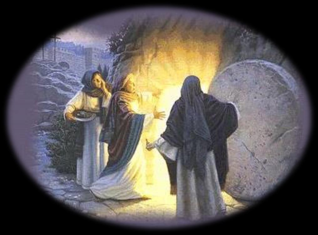 María Magdalena y la otra María fueron a visitar el sepulcro; un ángel del Señor bajó del