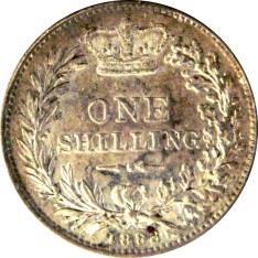 Gran Bretaña, ½ Corona, 1881. (KM-756 - marca 450 dólares en EF). Plata, 14.15 gramos. Aún tiene huellas de acuñación. EF 2000.
