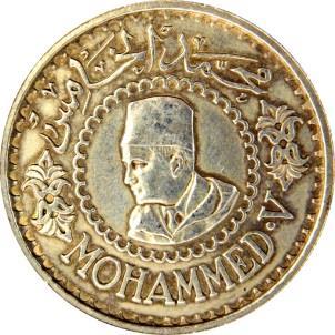 1279. Marruecos, 500 Francos, 1956. (KM-Y.54). Plata, 22.