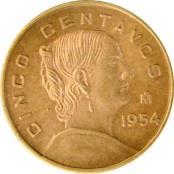 1159. 2 Centavos, ZAPATISTA, 1915, Mo. (KM- 420). UNC 800.00 1160. 2 Centavos, México, 1924.