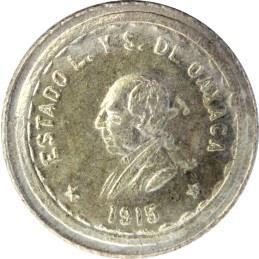 00 1218. 1 Peso, H. del Parral, 1913.