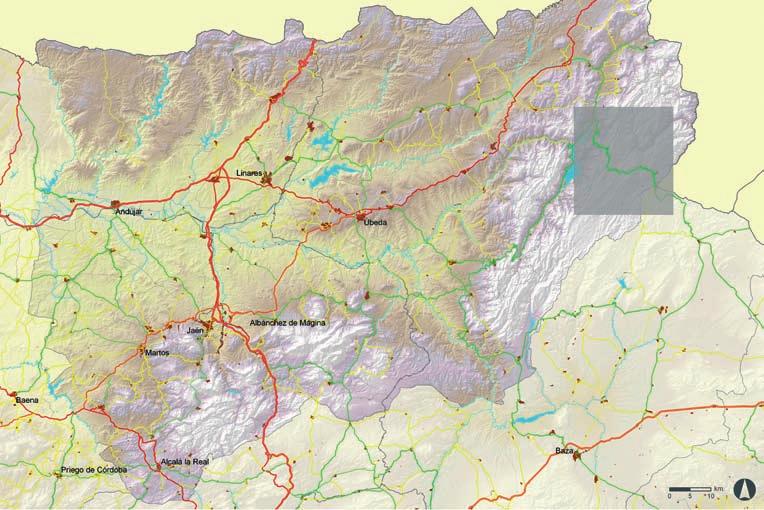 ; se considera de interés paisajístico el tramo comprendido dentro de la provincia de Jaén, cuya longitud es de 60 08 Km. Punto de origen: Hornos ().