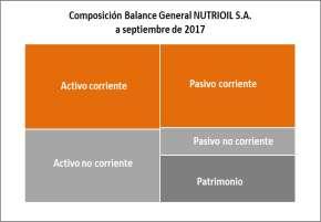 Análisis del Balance General Gráfico 4 Gráfico 5 Fuente: Nutrioil S.A. / Elaboración: PCR Activos En el quinquenio analizado (junio 2013- junio 2017), los Activos totales de Nutriol S.A., se