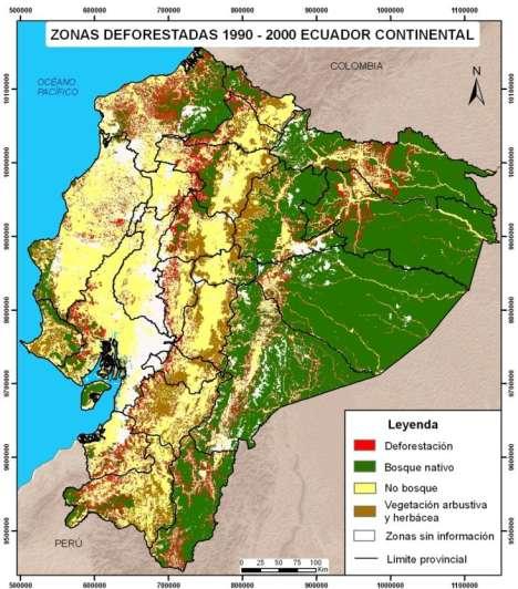 Tasas históricas de deforestación Tasas de deforestación REPORTE 1990-2000 (%) 2000-2008 (%) 2012-0,71-0,66 Deforestación