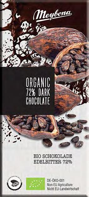 Tableta de chocolate orgánico 100 gr MEY18101