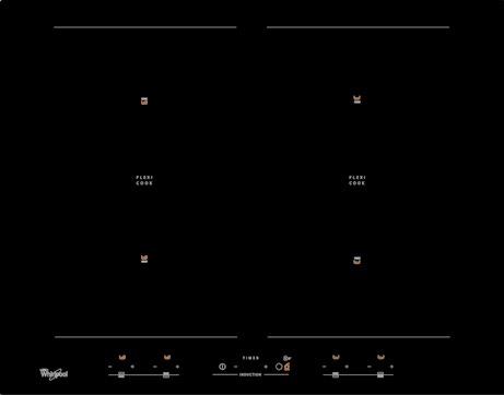 ACM 928 BA ACM 711 BF Inducción con dos zonas FlexiCook Panel de control Touch Control independiente para cada fuego Función 6th Sense: