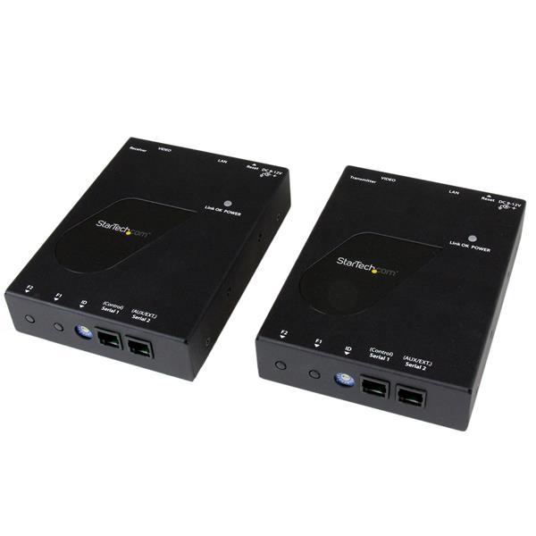 Versátiles opciones de configuración En el caso de una configuración punto a multipunto, el kit HDMI a través de IP se puede conectar a través de un portal Gigabit LAN administrado o no administrado.