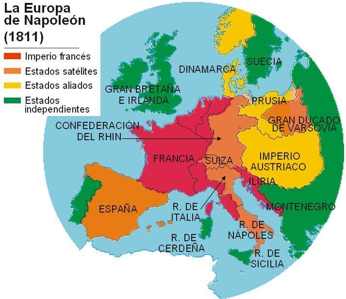 7.2- LA FORMACIÓN DEL IMPERIO (1804-1807) - La Francia revolucionaria había ido conquistando nuevos territorios: Países Bajos austríacos, Holanda y Parte de Italia.